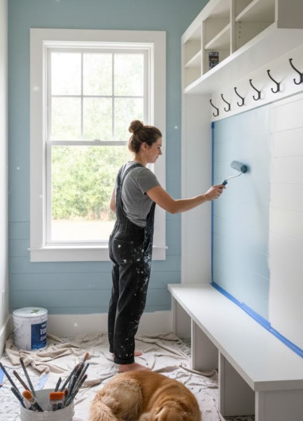 How Long Does It Take To Paint A Mud Room