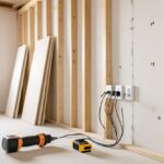 Building a Stud Wall with Integrated Cabling