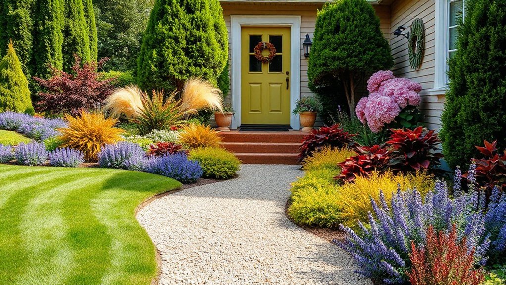 bold cohesive planting design