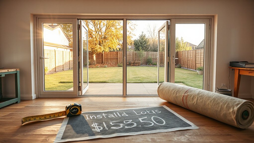 install bi-fold doors in a bungalow