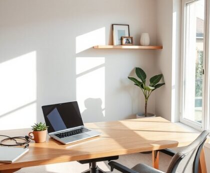 comfortable functional inspiring workspace