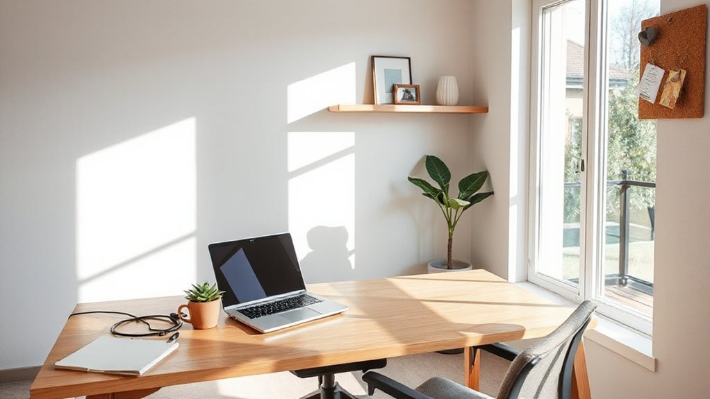 comfortable functional inspiring workspace