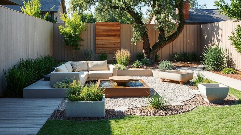 contemporary garden transformation ideas