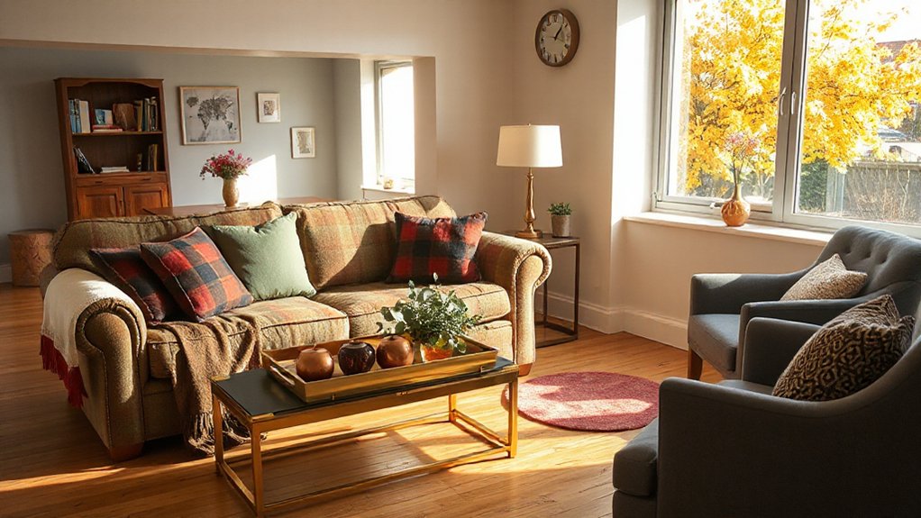 cozy autumn living spaces