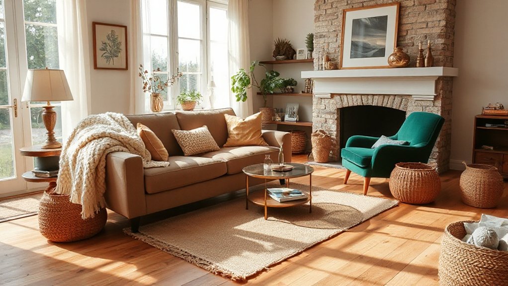 cozy functional townhouse decor