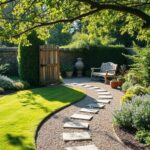 create a flourishing garden scene