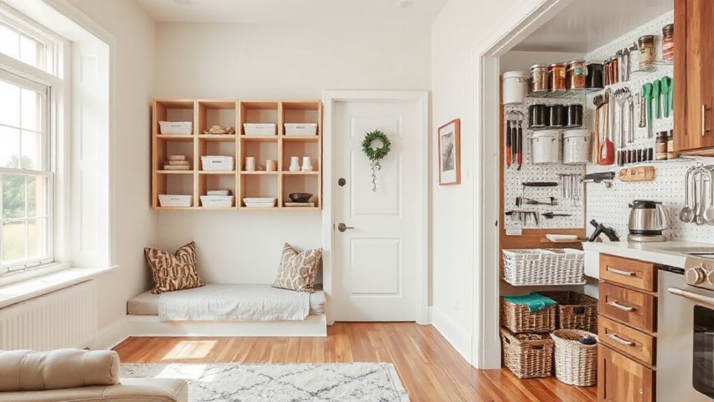 creative townhouse storage solutions