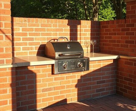 durable brick bbq construction