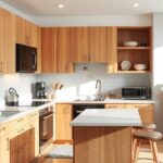 efficient small apartment kitchens