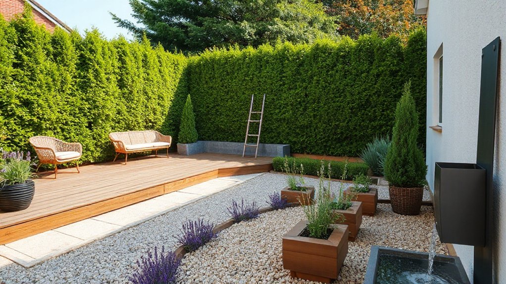 efficient small garden transformations
