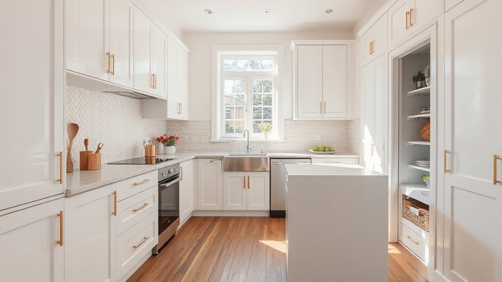 efficient stylish small kitchen