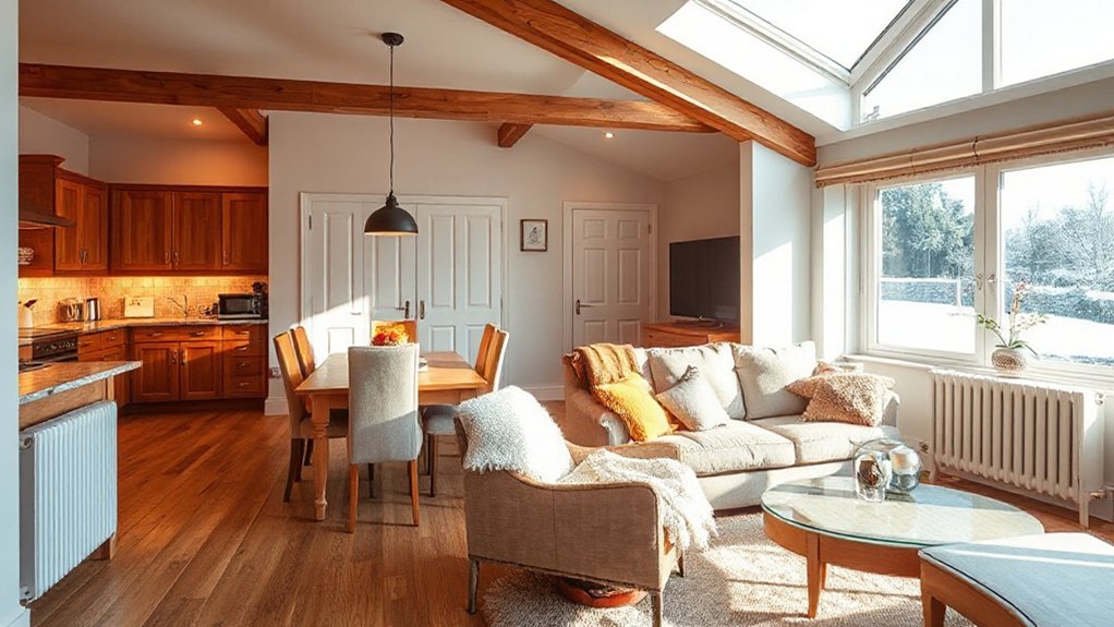 efficient warmth through layout
