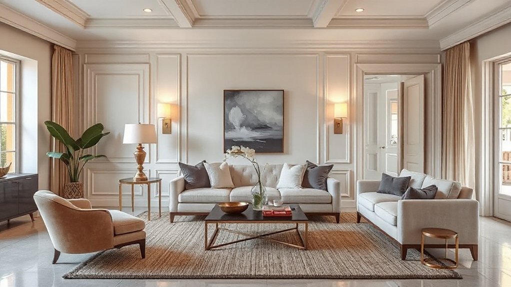 elegant minimalist textured decor
