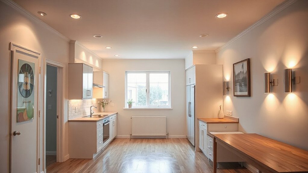 enhance space with lighting