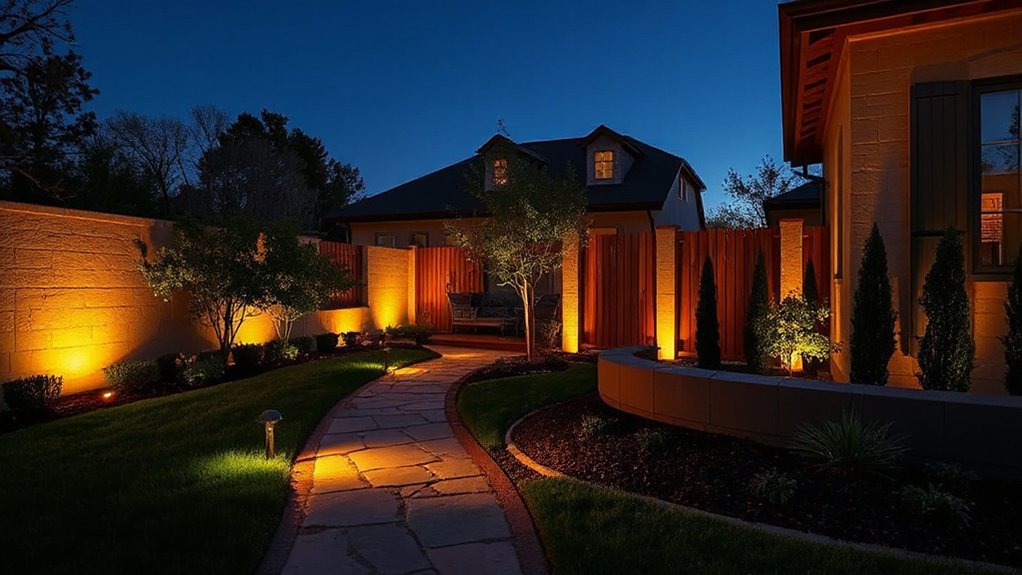enhancing curb appeal with lighting