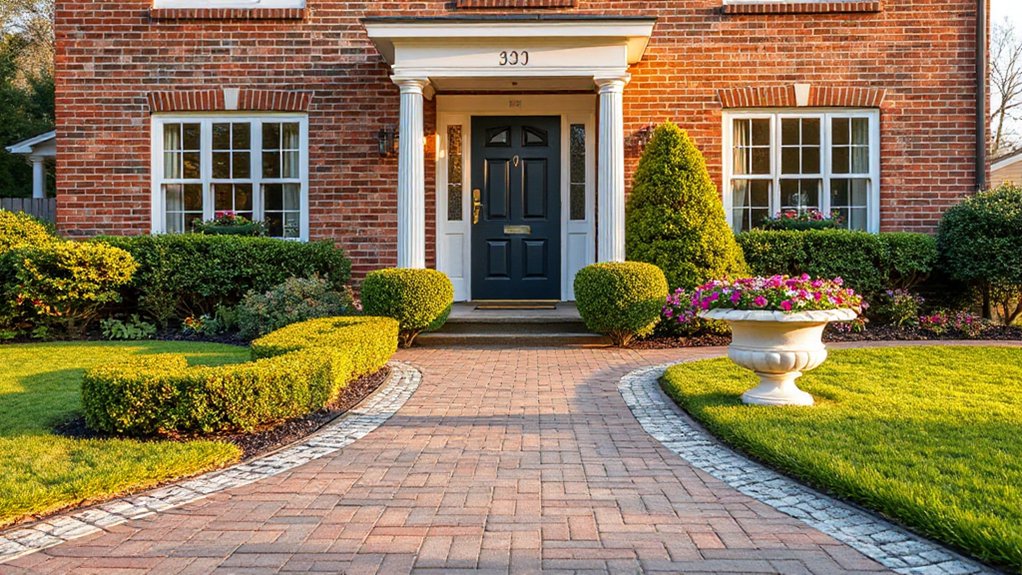 enhancing home exterior curb