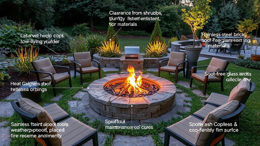 firepit safety and upkeep