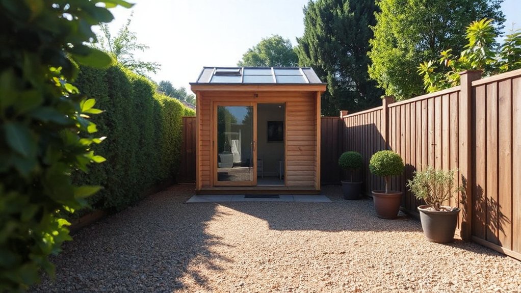 garden office planning criteria