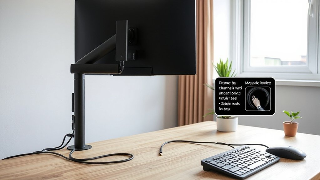 invisible organized cable system