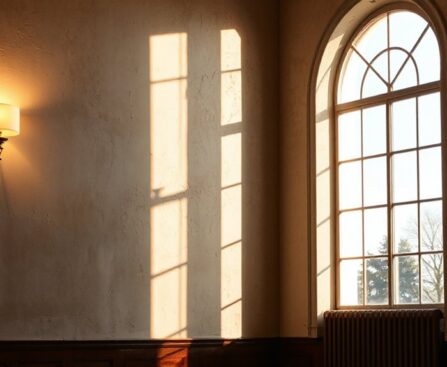 lighting enhances interior ambiance