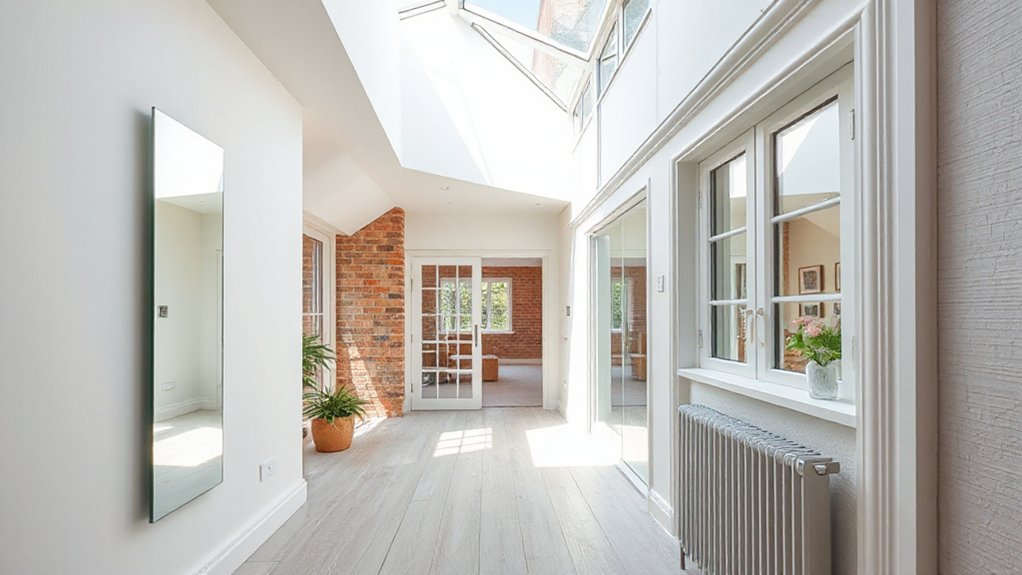 maximize light in narrow homes