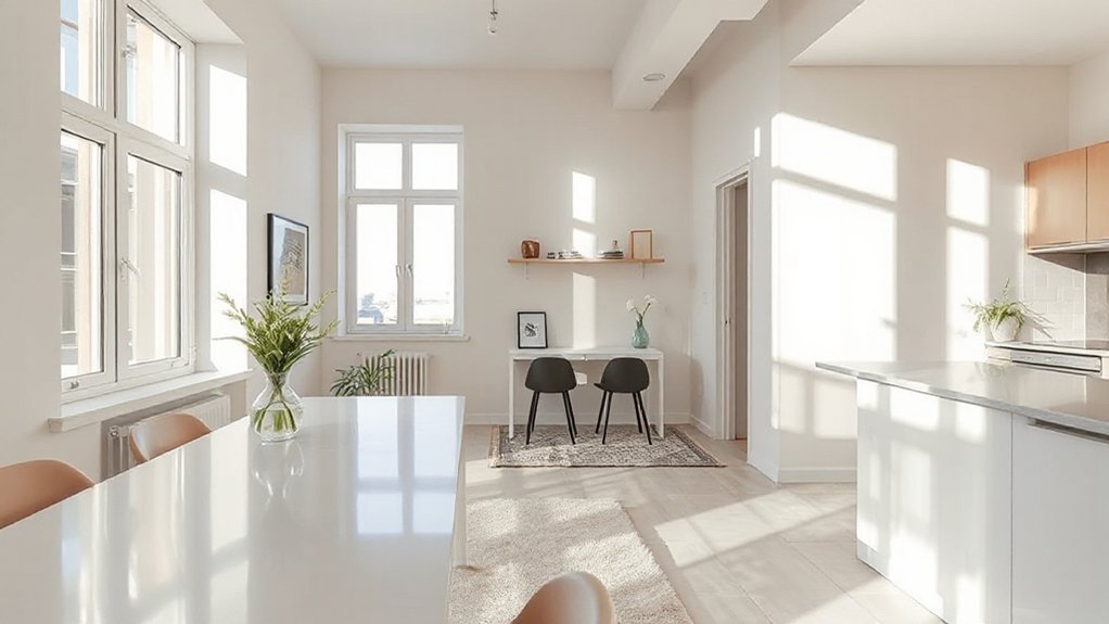 maximize light minimize clutter
