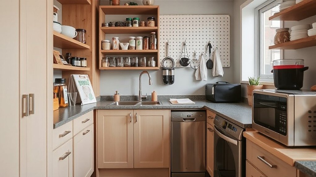 maximize small kitchen space