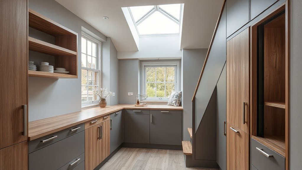 Best Ways To Modernise A Terraced House to maximize small space storage
