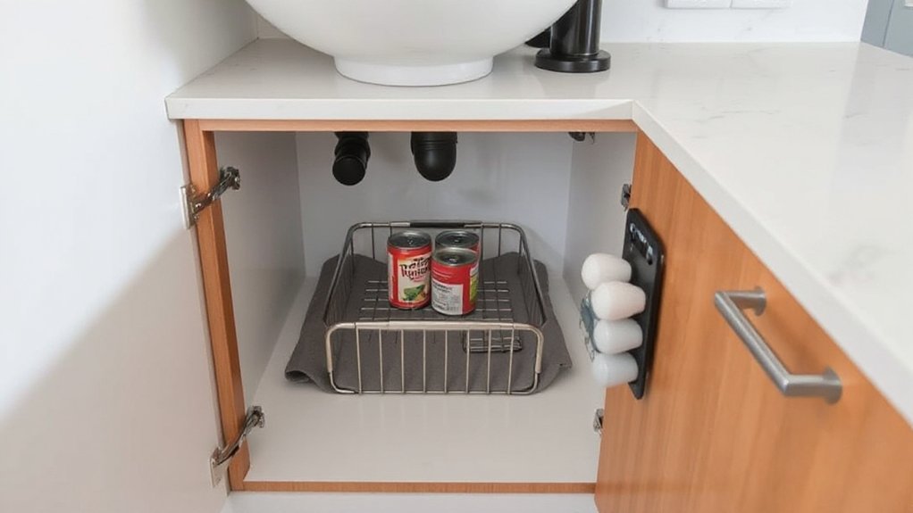maximize under sink storage efficiency