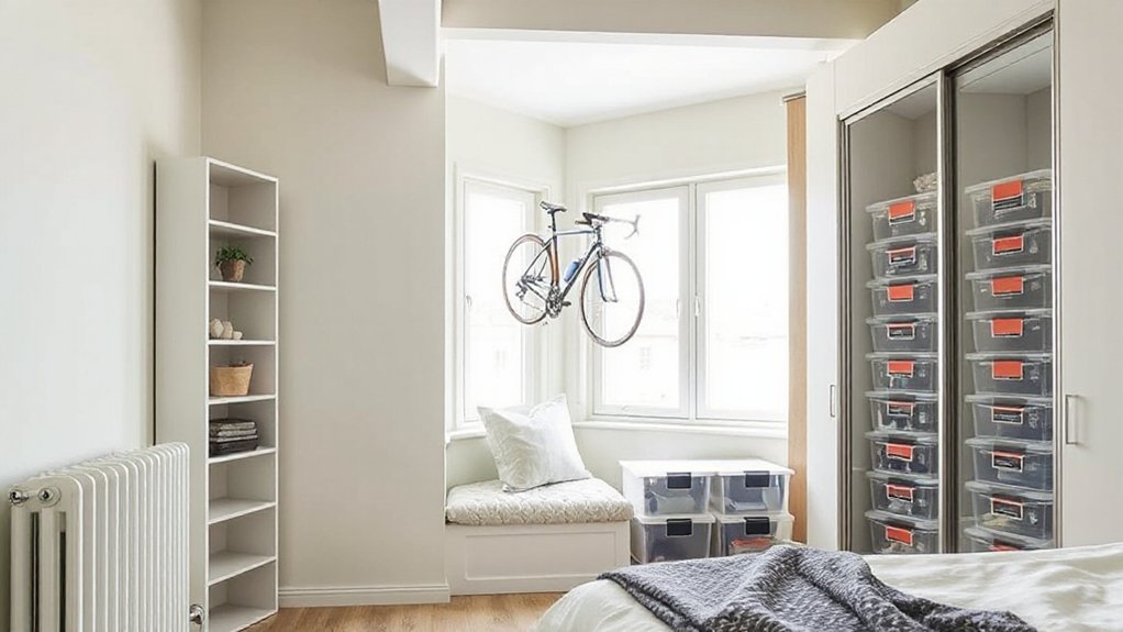 maximize vertical hidden storage
