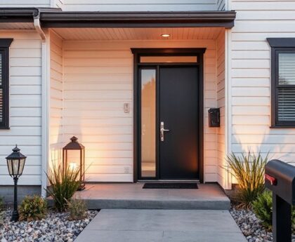modern townhouse exterior upgrades