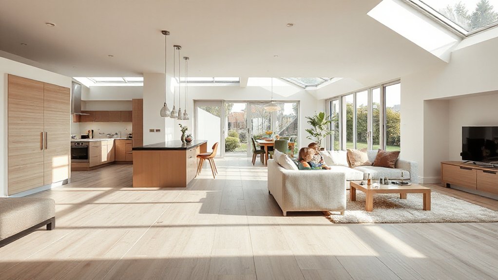 open plan living benefits and challenges