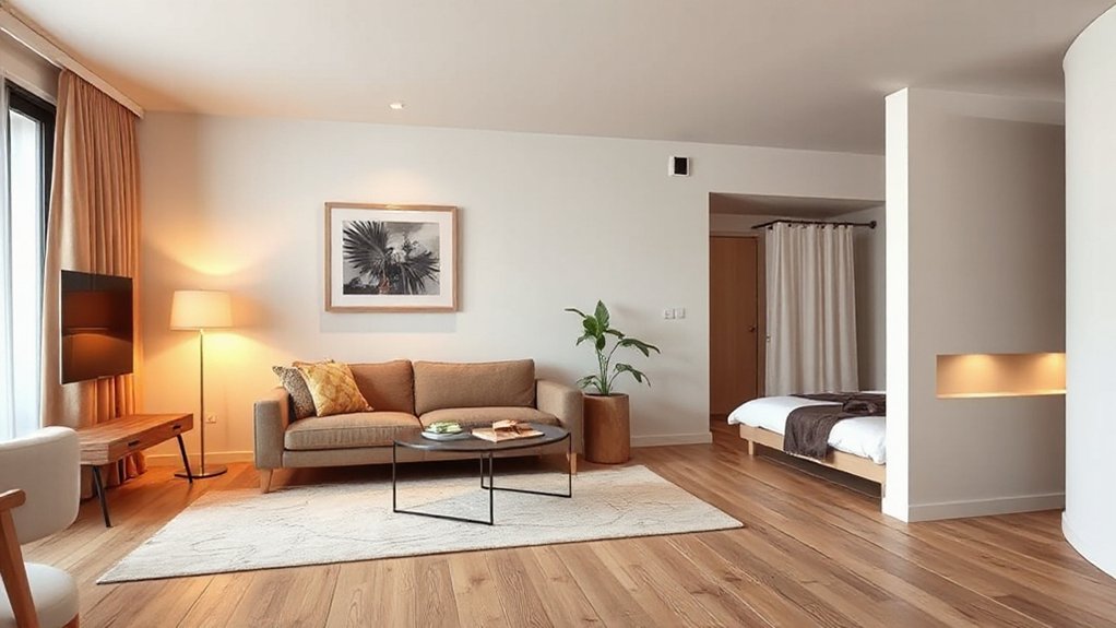 optimize space with multi use furniture