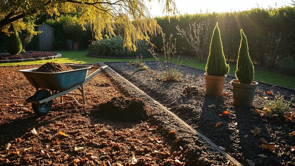 prepare mulch winterize maintain