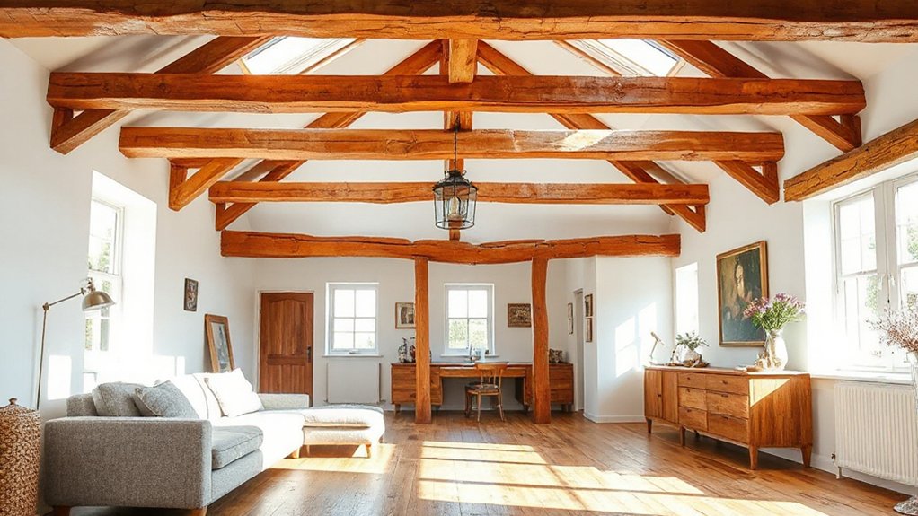preserve beams brighten interiors
