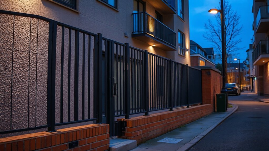 secure flat boundary measures