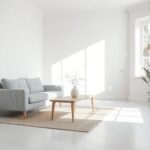 simplistic modern aesthetic space