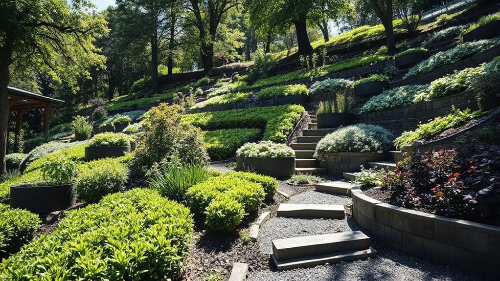 slope friendly garden design principles