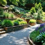 sloped plot garden designs