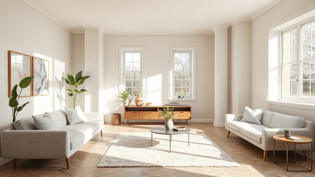strategic airy furniture arrangement