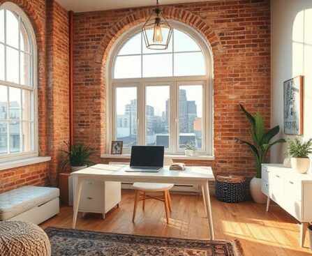 transforming loft into workspace