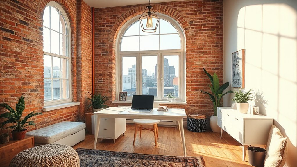 transforming loft into workspace