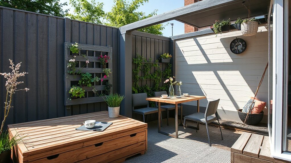 versatile compact garden furniture