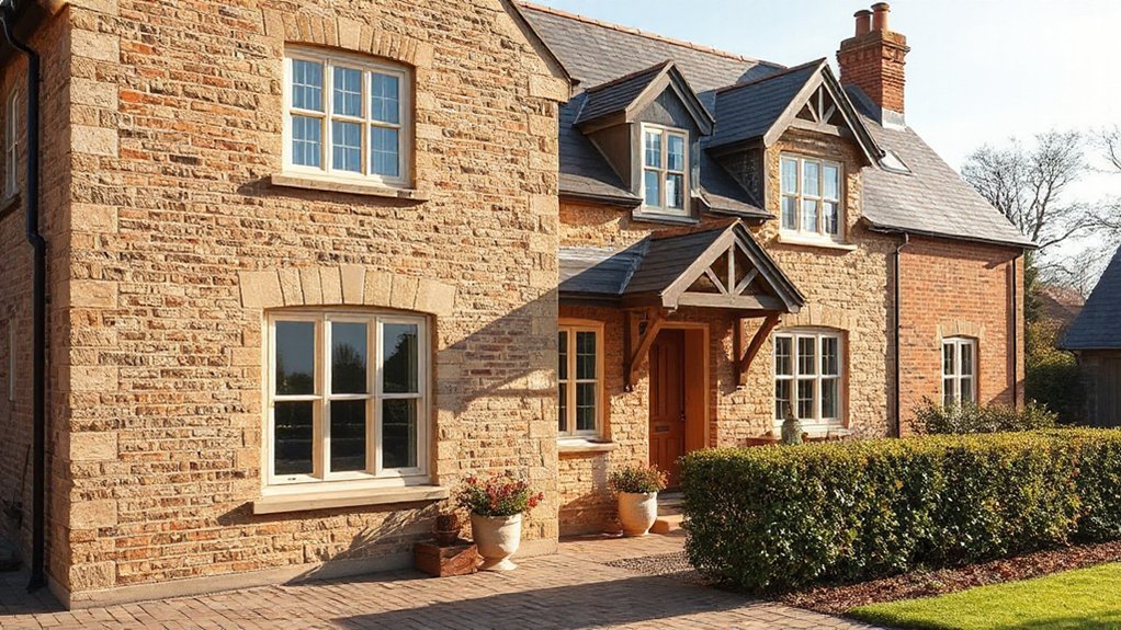 weatherproof brick and stone finishes