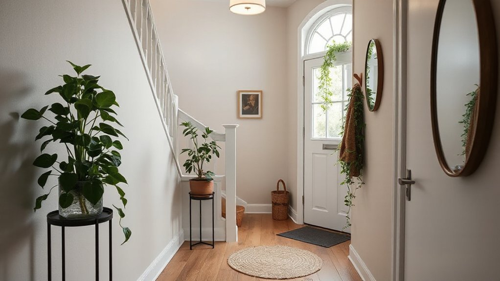 welcoming compact greenery arrangements