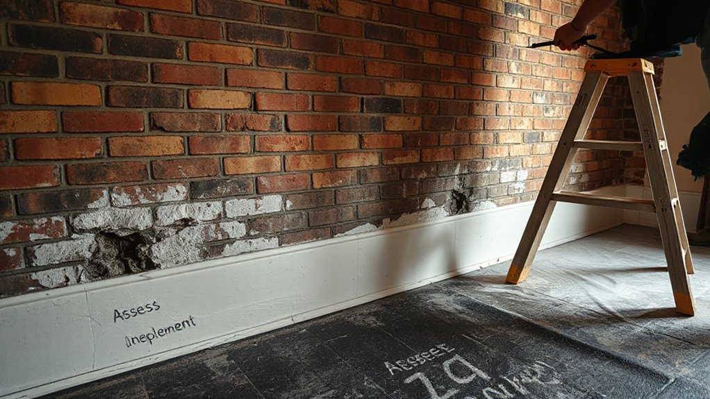 assess decide implement damp proofing