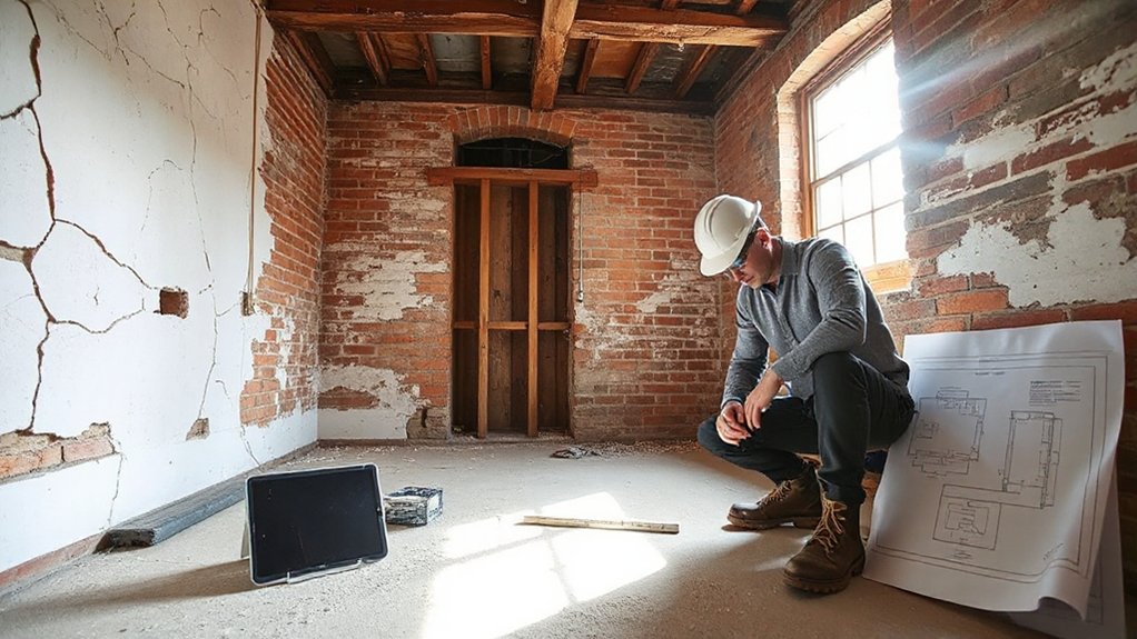 assess structural safety first