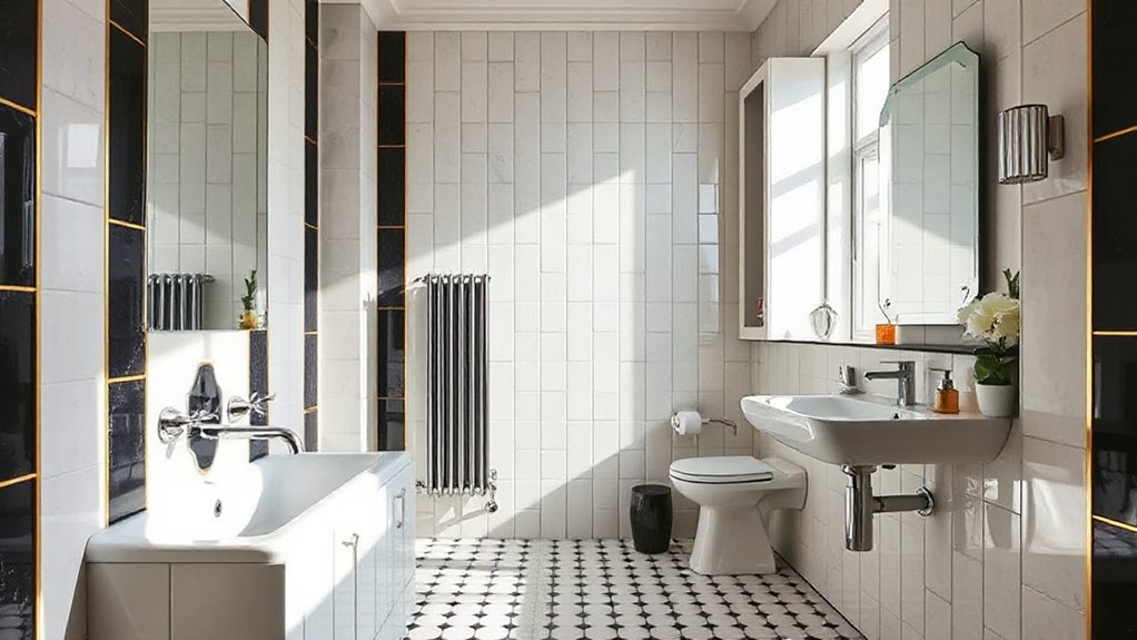 bold geometric tile design