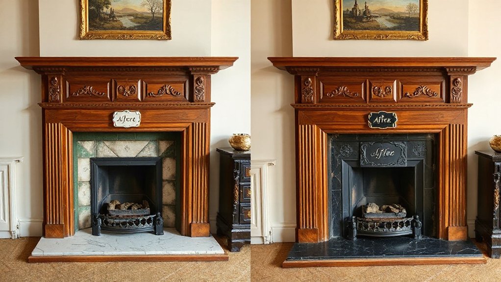 evaluating edwardian fireplace restoration