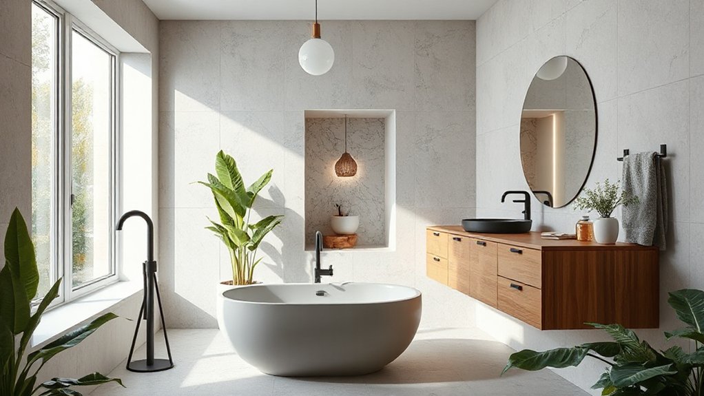 purposeful layered durable cohesive bathroom decor trends for 2026
